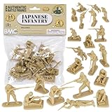 BMC CTS WW2 Japanese Plastic Army Men - 24pc Tan Imperial Japan Soldier Figures