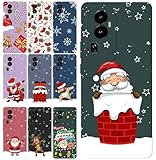 Sunrive Funda Navidad Personalizada Compatible con OPPO Realme 11 10 9 9i 8 V11 V15 V13 V20 V3 V5 5G XT GT 2 GT Neo 2 3 5 Reno10 9 8 7 6 5 4 Pro Plus,Carcasa con Texto Nombre Diseño Case Cover