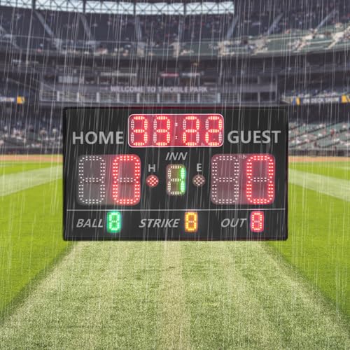 Marcador digital portátil para béisbol, 12 dígitos miniatura 3