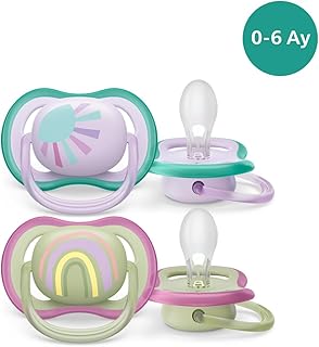 Philips Avent Ultra Air Emzik 0-6 Ay, 2'li Paket, Kız
