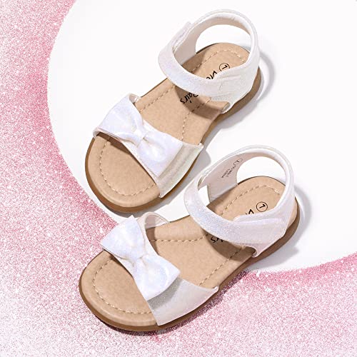 Image of DREAM PAIRS Girls Sandals Fashion Bow Summer Shoes for Toddler /Little Kid