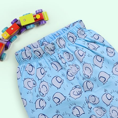 Image of LuvLap Baby Boys & Girls 100% Cotton Pyjama Pack of 3