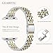 GEARYOU Strap Compatible with Apple Watch Straps 40mm 38mm 41mm 42mm (Series 11 10) for Women/Men,Slim Stainless Steel Replacement Strap Compatible iWatch Series 11 10 9 8 7 6 5 4 3 2 1,SE,Sliver/Gold
