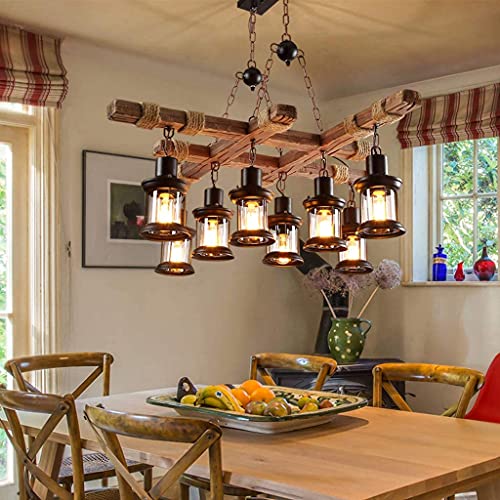 Lampe pour la salle à manger rétro réglable en hauteur luminaire suspension vintage E27