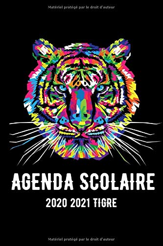 Télécharger Agenda Scolaire 2020 2021 Tigre: Agenda collège lycée pour planifier une année réussie livre En ligne