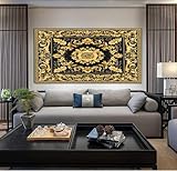 AJOUTEZ UNE TOUCHE ARTISTIQUE ET MODERNE À VOTRE SALON : Transformez votre espace avec nos tableau decoration murale avec impressions Géométrie Grecque. Cette peinture murale imprimée sur toile sans cadre (70x140cm) apporte une nouvelle dimension visuelle à votre intérieur, avec 2 cm de marge pour un encadrement personnalisé