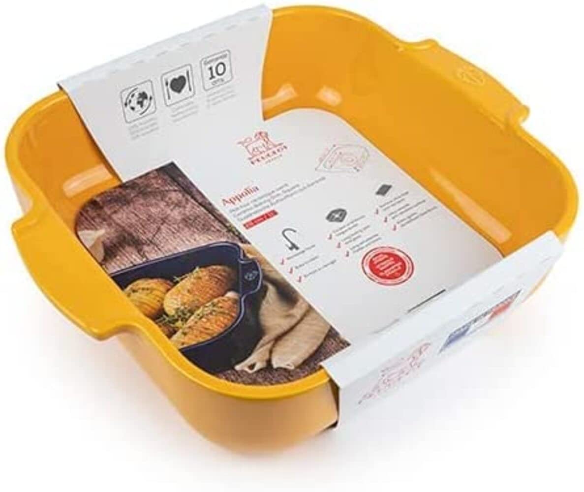 PEUGEOT, Square Ceramic Baking Dish, 28 cm (Handles Included) x 22.5 cm x 6.5 cm, Capacity: 2.7 L, 10 Year Guarantee - Image 2
