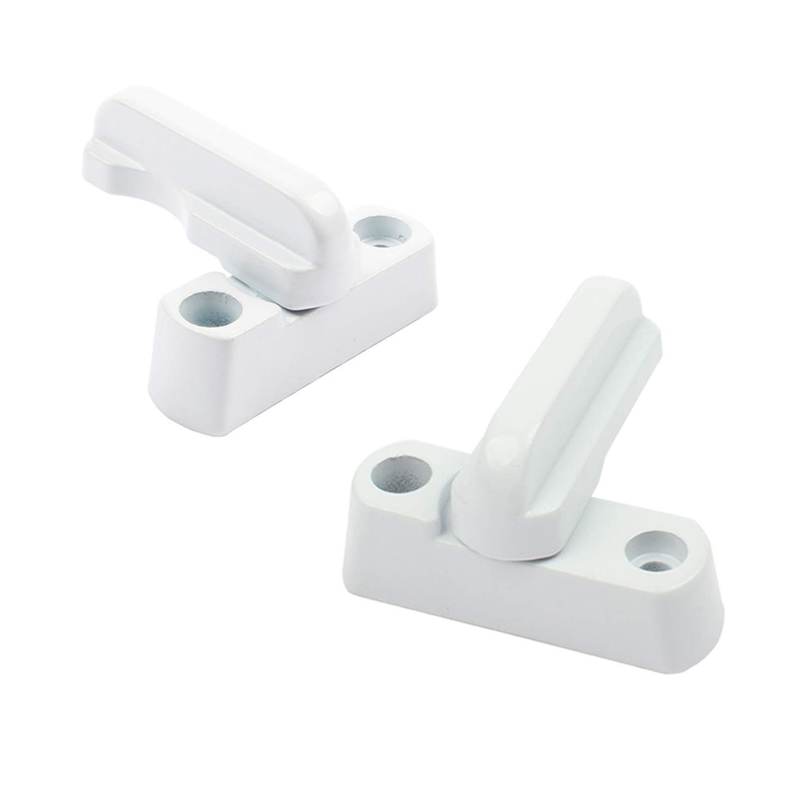 2pcs High Quality Aluminium Alloy T-Lock, Steel Flat Open UPVC Windows Locks，Home Security Hardware