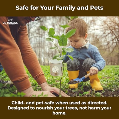 Image of GARDENWISE Professional Citrus Fertilizer + Vital Micronutrients; Perfect Balanced NPK for All Citrus; for Indoor and Outdoor Plants; Orange, Lime, Avocado and Lemon Tree Fertilizer (4 QUARTS)