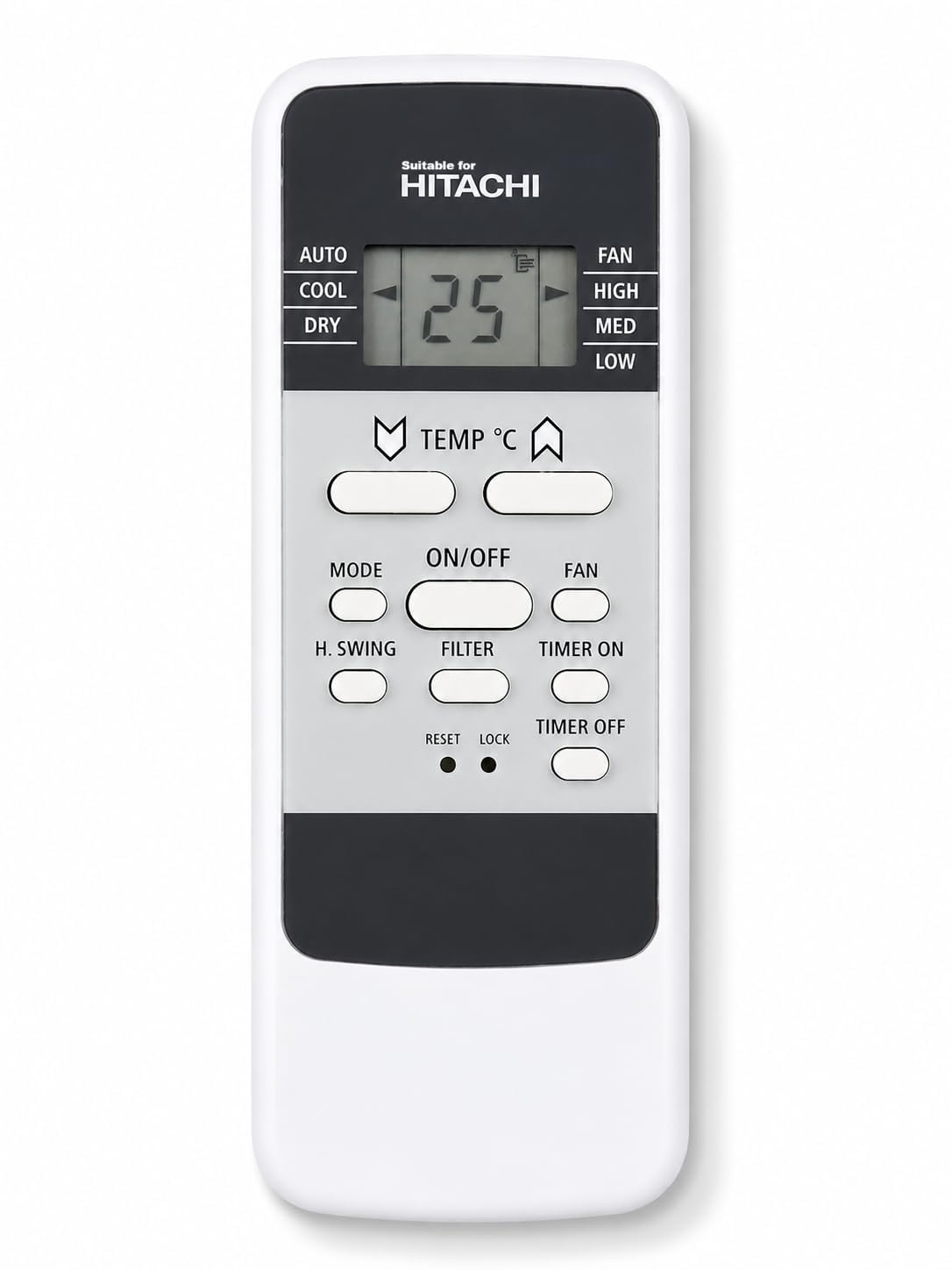 AC Remote Replacement for Hitachi Air Conditioner (Match and Buy) Remote, Suitable with Hitachi Window Ac Remote 1.5 Ton 3 Star Model No. RAW318KUD-image-22