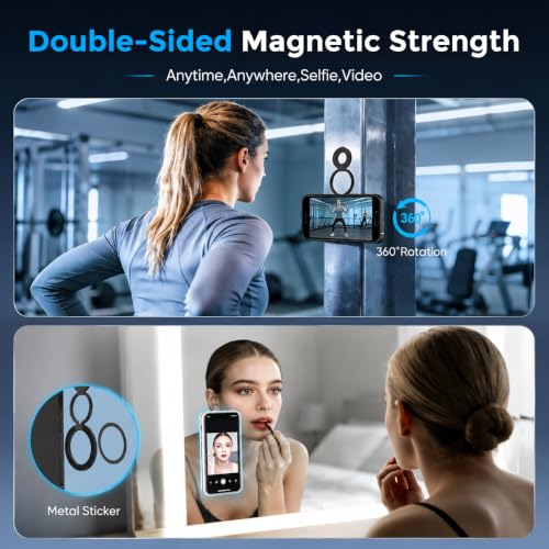 Image of ZORBES Magnetic DualSided Phone Ring Grip Foldable Kickstand for Phone Case
