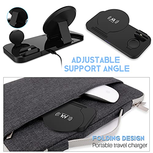 ایگرد | قیمت و خرید KKM Wireless Charger, 3in1 QI induktive Ladestation,  Schnelles Kabelloses LadegerÃ¤t mit Fast Adapter, Kompatibel mit iPhone  13/12 Pro Max/12 mini/11/X, Apple Watch, AirPods Pro, Samsung S21 Ultra/S20