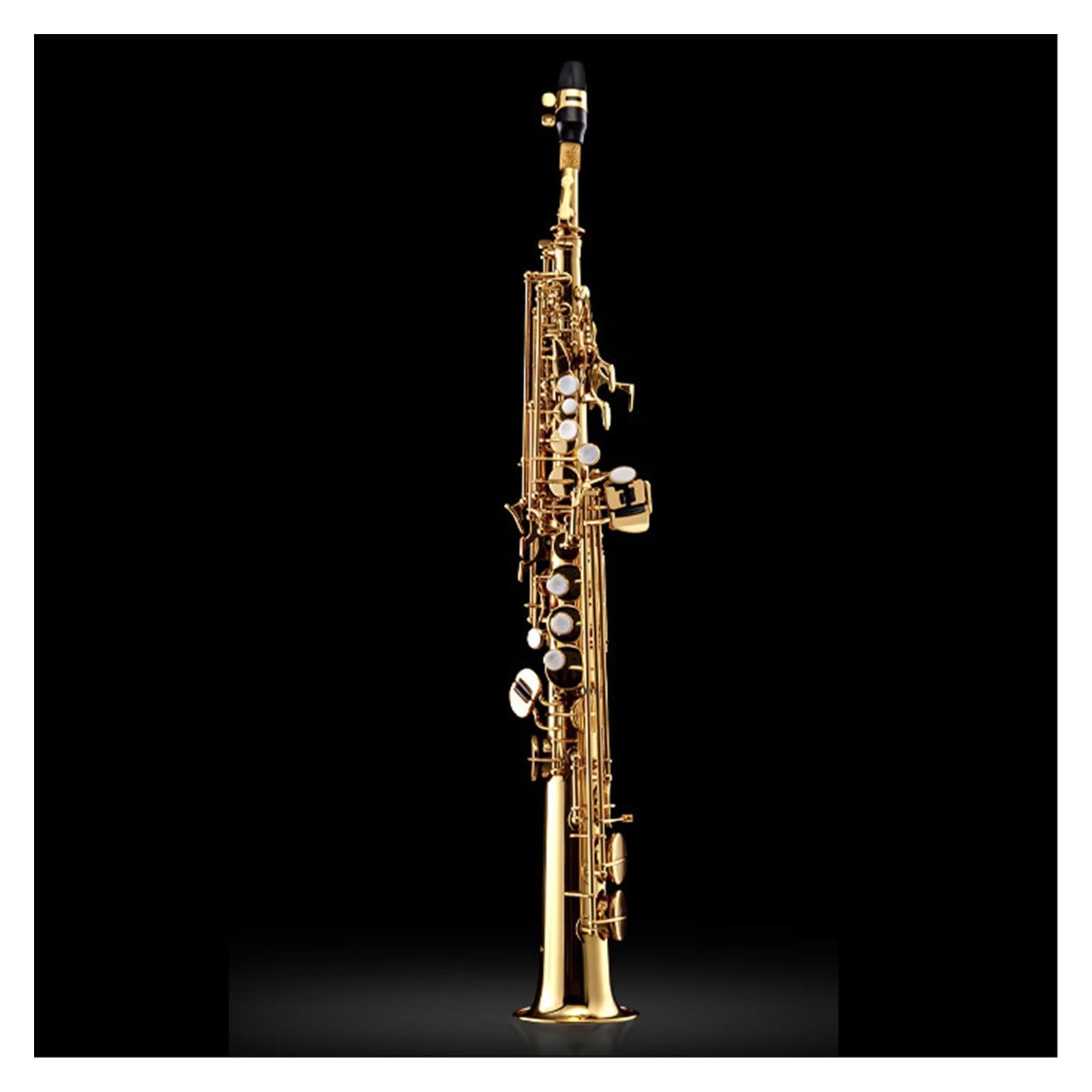 Saksofon sopranowy Es dur prosty instrument dęty blaszany Instrument saksofonowy