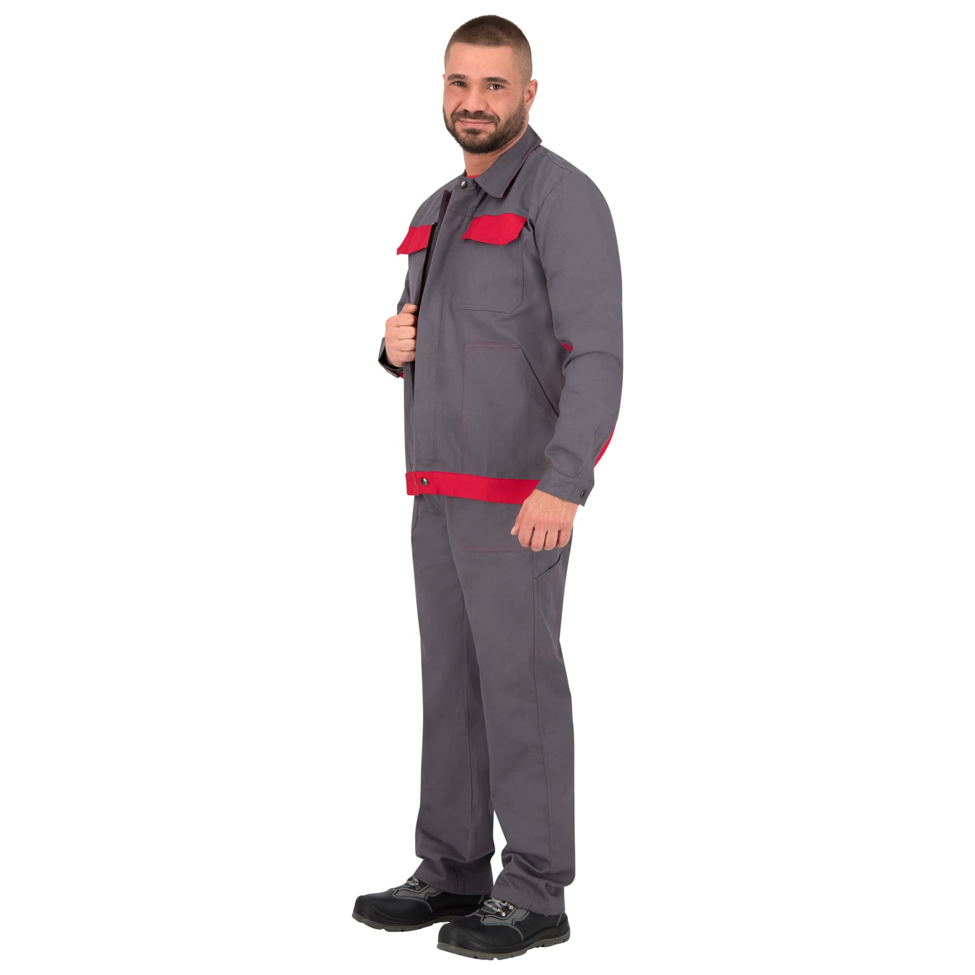 BWOLF Delta Chaqueta de Trabajo Hombre Algodón Poliéster 4 bolsillos