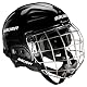 Eishockeyhelm Bauer für Erwachsene mit Gitter in Schwarz, One Size