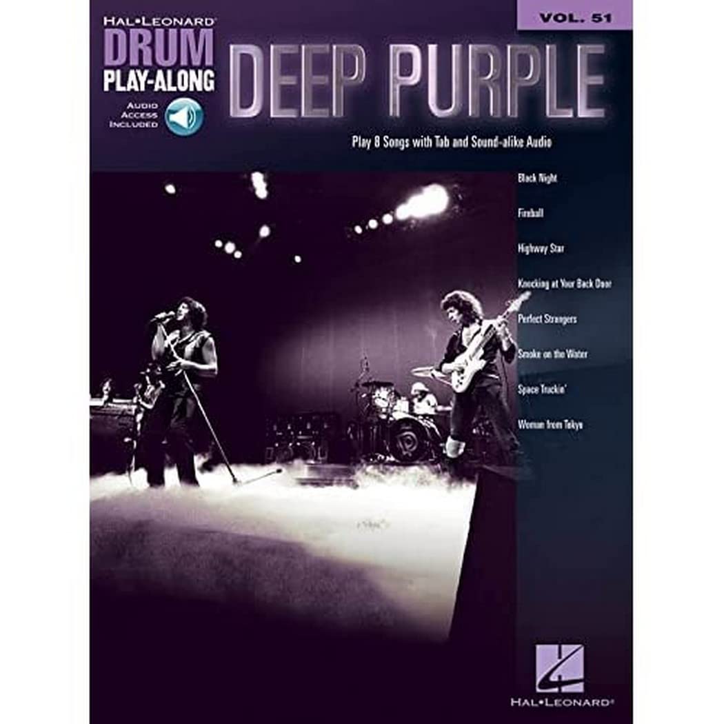 Deep Purple Drum Play-Along Volume 51 (Hal Leonard Drum Play-Along, 51)
