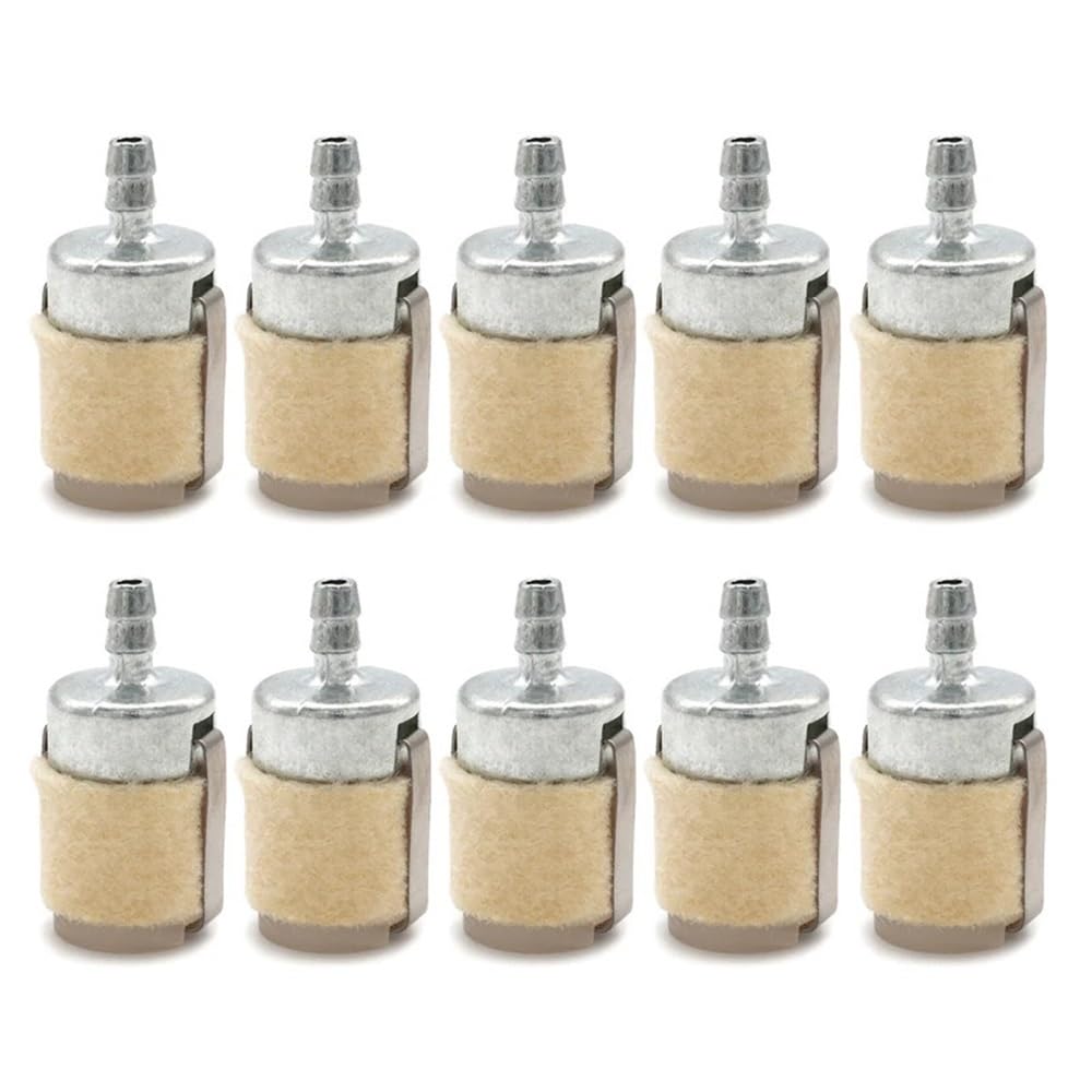 Filtro de Combustible Apto for maquinaria de jardinería, desbrozadoras y motosierras.(10 Pieces)