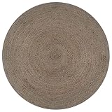 Color: Gris; Material: Yute trenzado; Diámetro: 90 cm