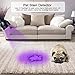GLOGLOW Pet Inspection Lamp, Detector Ultra Violet LED Flashlight Backlight 51 LED Inspection Lamp Torch Light Flashlight for Dog Cat Urine Pet