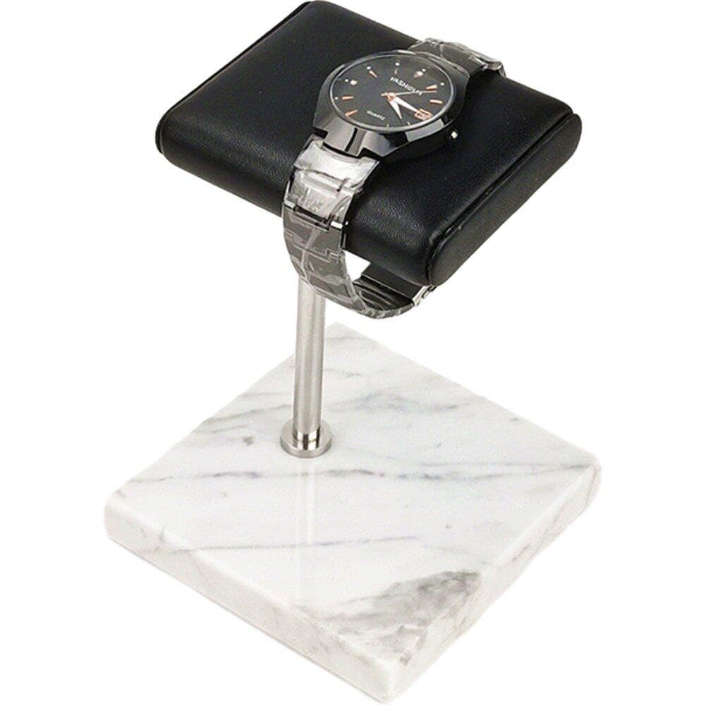 Support De Montre en Marbre, Présentoir De Montre, Support De Placement De Montre, Support De Bijoux en Cuir PU, Support De Bracelet pour Magasin Ou Usage Domestique
