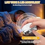 2026 Upgrad Electric Nail Clippers - 3 Speeds Automatic Toe Nail Clippers for Seniors with LED Light, Rechargeable Electric Nail Trimmer for Babies, Children, Kids (B) - Image 2