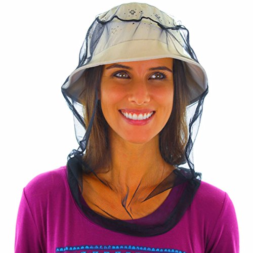 Mosquito Head Net, Premium Anti Mosquito Netting with Free Carrying Pouch, Keep Bugs Off with No Toxic Chemicals! Best for Travel, Backyard, Camping, Fly Fishing and Outdoors! miniatura 1