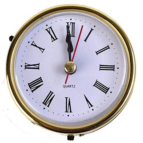 Promotion 65mm Clock Craft Quartz Movement Head Insert Round Accessories Iron Numeral Roman Clocks K8K5 Clock