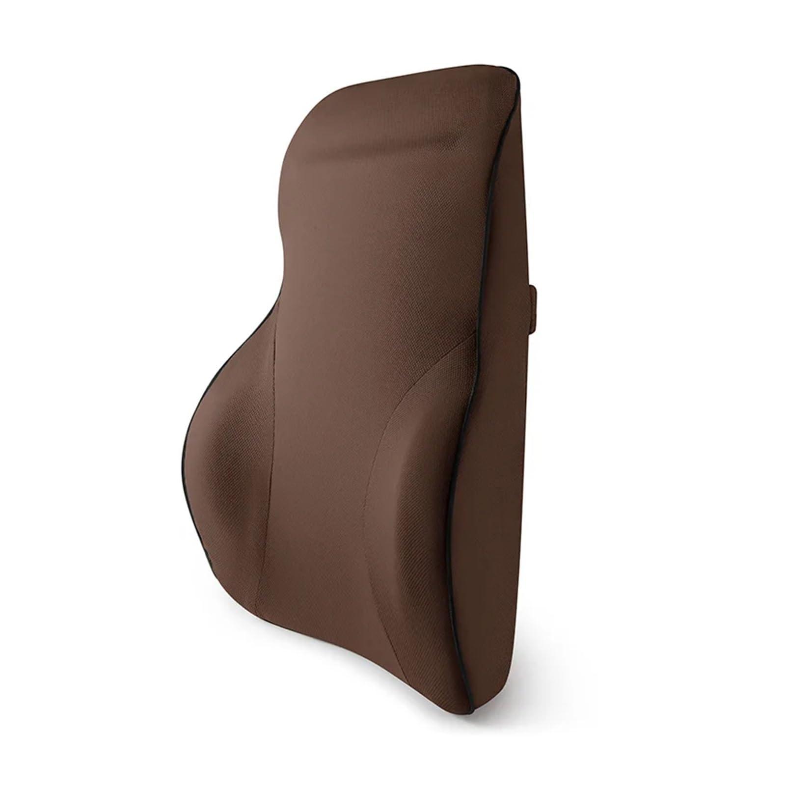 Vekoro Memory Foam upport Pillow for Long Driving, Back Pain Relief Improve Posture(Brown)