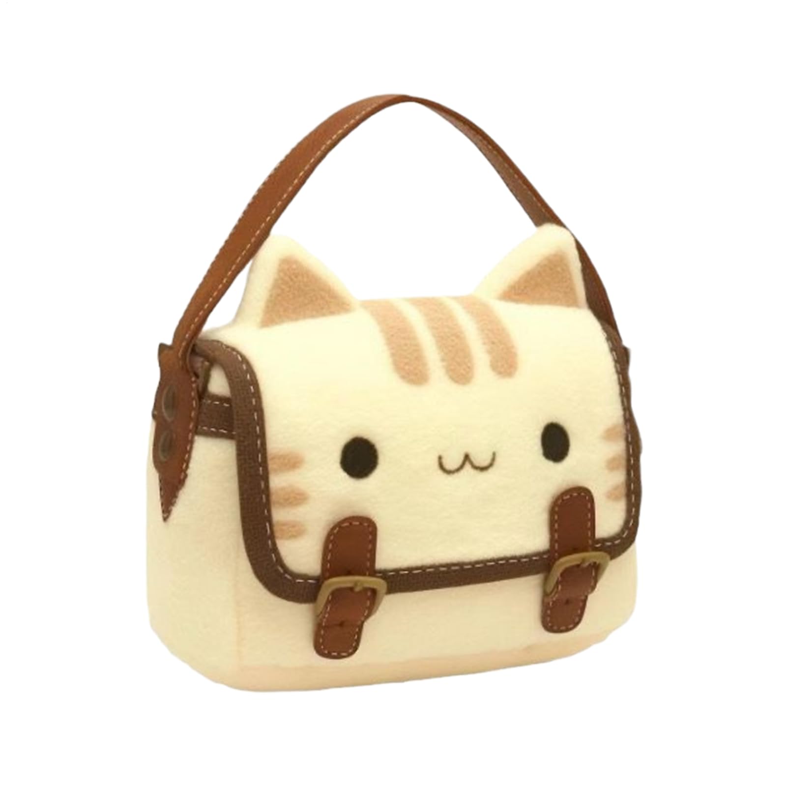 Plush Cat Shape Small Bag - Plush Cat Cute Tote Bags Messenger Bags, Convenient Storage Accessory Versatile Plussh Animal Messenge, multicolor : Clothing, Shoes & Jewelry
