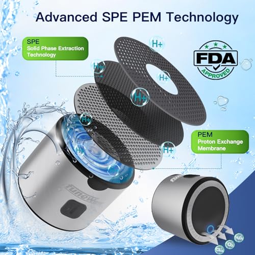 funewthing Hydrogen Water Bottle, Portable Hydrogen Rich Generator with SPE/PEM Technology in 3-Minute Electrolysis, for Home Office Travel & Fitness - Image 5