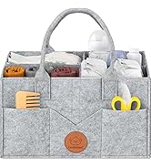 KeaBabies Baby Diaper Caddy Organizer - Large Baby Organizer - Diaper Organizer For Changing Tabl...