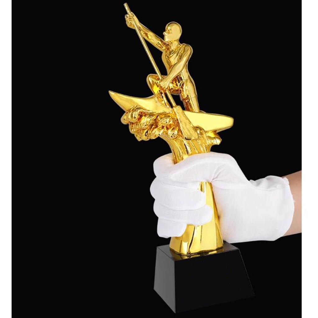 Pokale, Medaillen Auszeichnungen Trophäe Der Kayak Sports Series Trophäen In Gold, Silber Und Bronze Preise Für Staatliche Und Regionale Kanu-Wettbewerbemeister (Color : Gold, S : 8 * 29cm)
