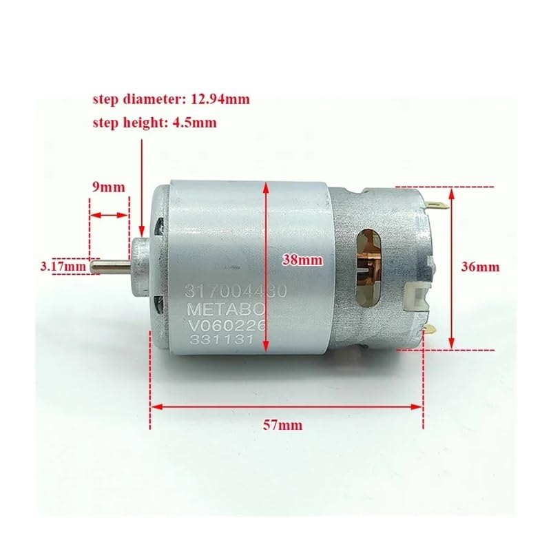 POWTAXBJGD HC683LG 317004430 RS-550 Electronic Starter DC 12V 14.4V 18V 23000RPM High Speed Power Electronic Starter for Cordless Drill Tools