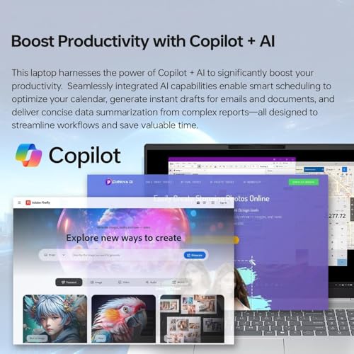 Image of HP OmniBook 7 16 inch OLED Touchscreen Laptop, 2K 120Hz, Intel Evo Ultra 7 255H, RTX 4050, 32GB RAM| 2TB SSD -Copilot AI PC, Backlit Keyboard, Windows11 Pro Office 365, Business College