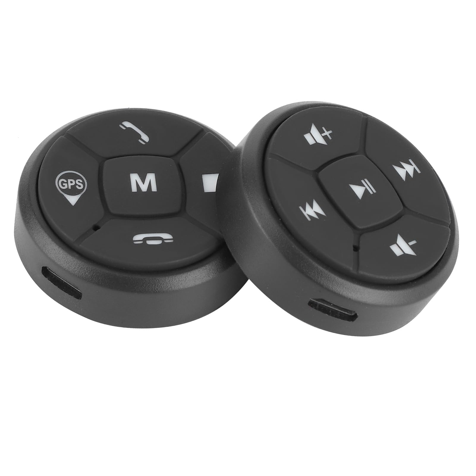 bouton Media Télécommande Volant Portable sans Fil Bluetooth Voiture Contrôleur Appels Musique GPS Commandes Au Volant