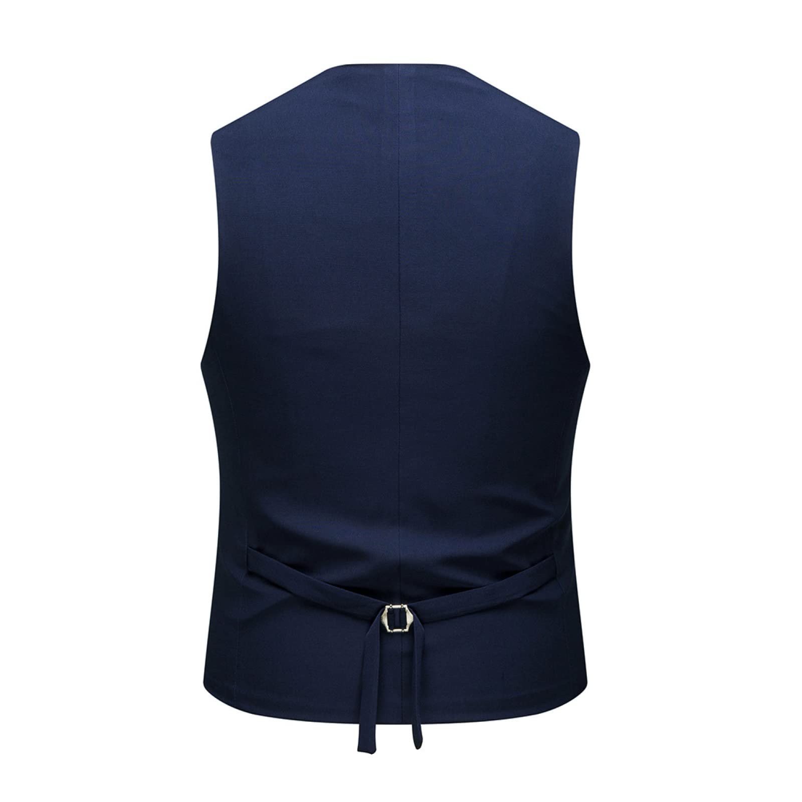 SHACE Herren Anzugweste - Männer V-Ausschnitt Einreiher Anzug Weste Frühling Hochwertige Freizeitweste Einfarbig Mit Taschen Business Hochzeit Kleidung