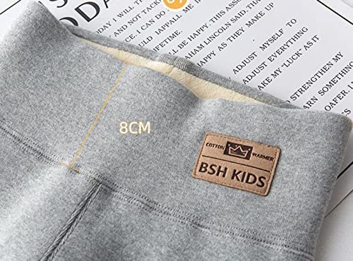 KAGAYD Girls High Waisted Leggings Slim Fit Stretchy Warm Tights Winter Warm Leggings Casual Stretchy Pants for4