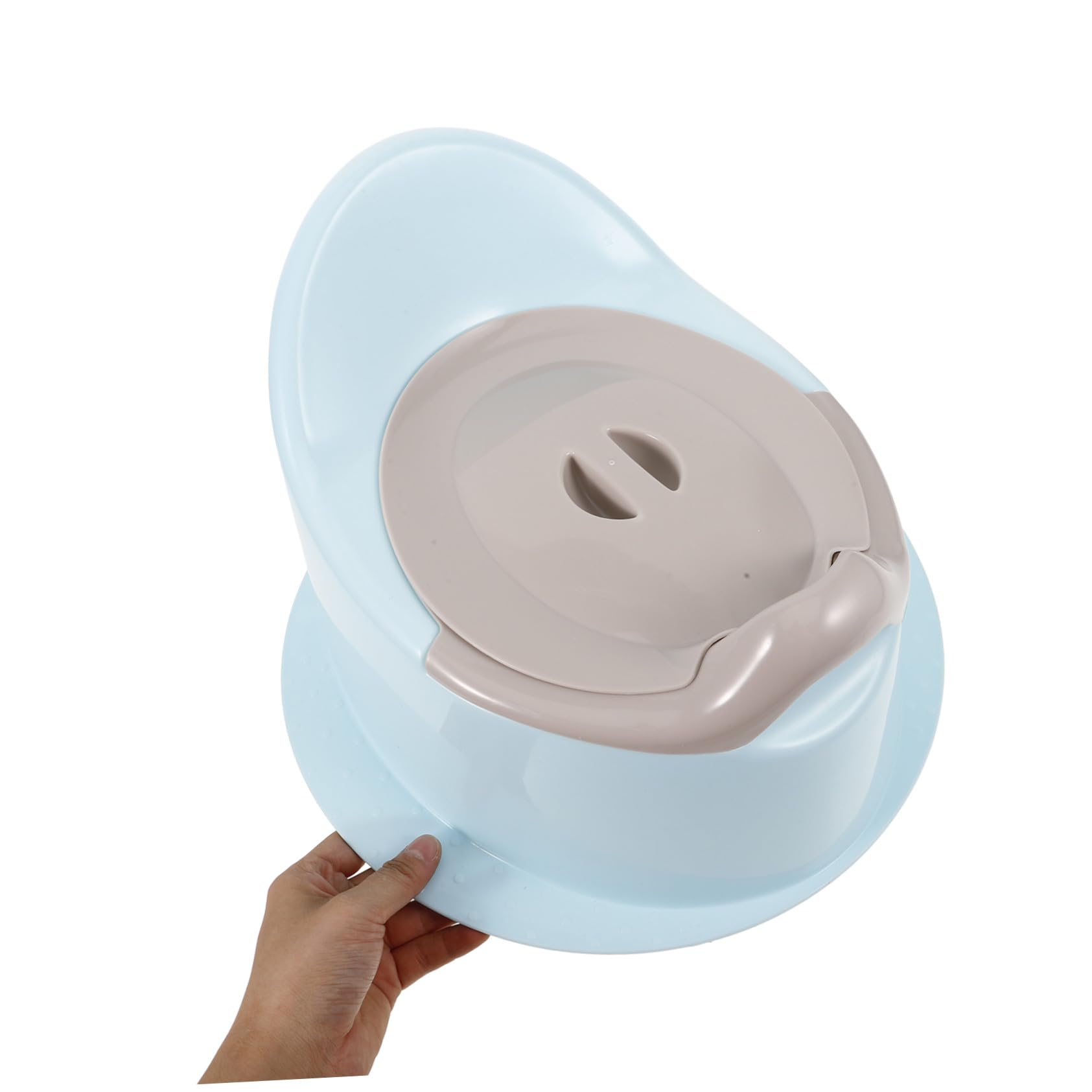 Asiento de Inodoro para Niños Pequeños Portátil y Multifuncional, de Plástico Ligero Diseño Simple y Elegante para Entrenamiento en Casa o Viajes