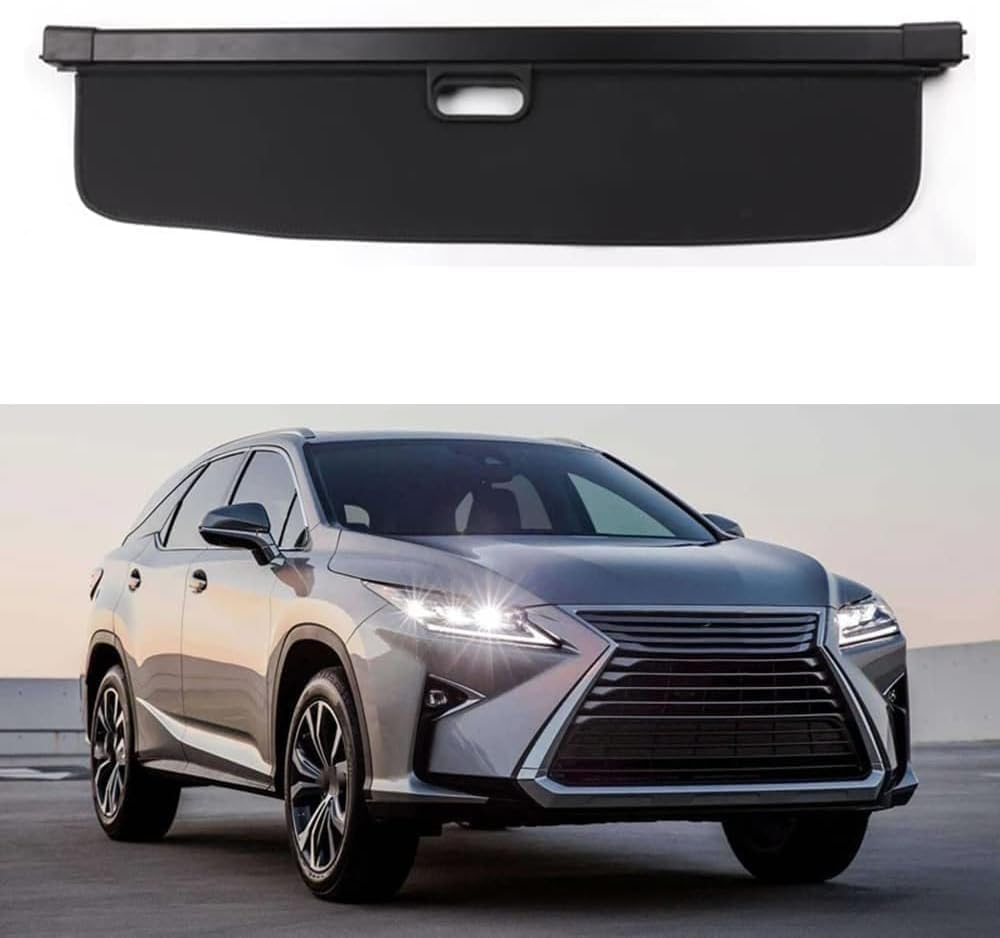 Zkning Car Retractable Trunk Cargo Cover For Lexus Rx200 Rx200t Rx300 Rx450h 2016 2017 2018 2019 2020 2021 2022 Luggage Security Shield Shade Tonneau Privacy Screen Cover Rear Boot Cargo Curtain Shield