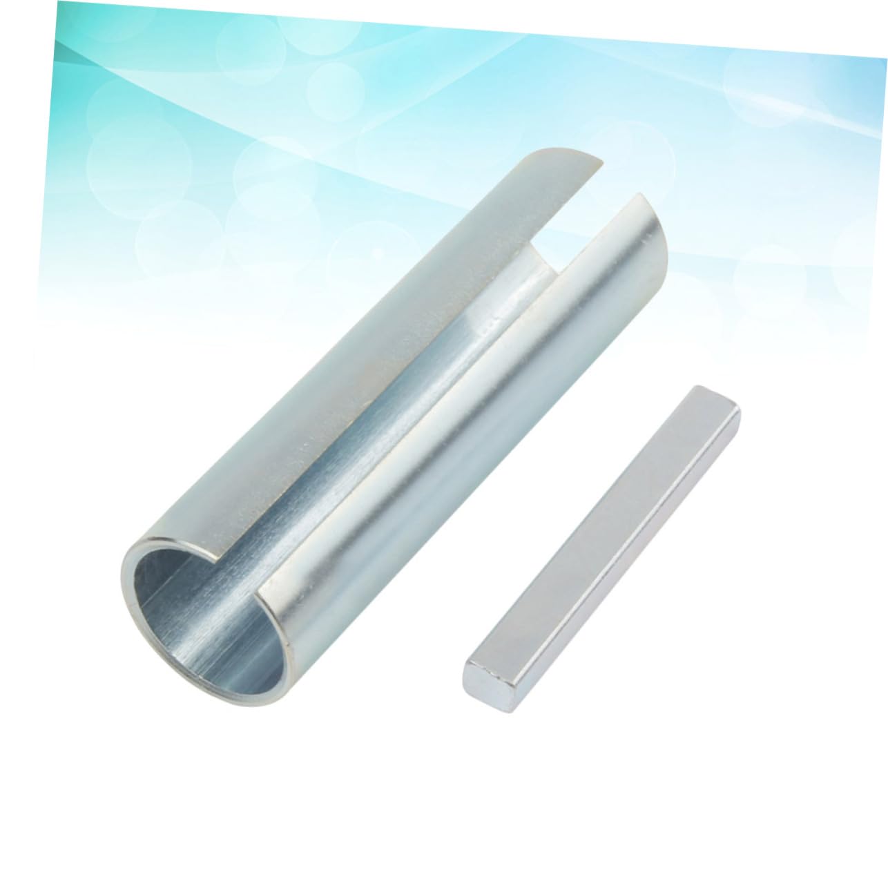 iplusmile Albero Chiave Piana Alta Affidabilità in Ferro Argento per Pulegge Riduttore Manicotto Adattatore 3/4" a 7/8" e Adattamento Precisione