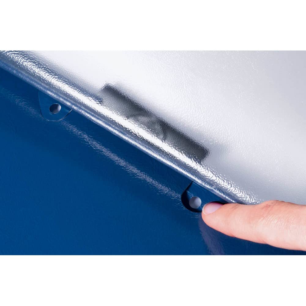 Durable Klemm-Mappe Duraclip 30 Easy File, abheftbar, Hartfolie, bis 30 Blatt A4, dunkelblau, 25er Packung, 222907