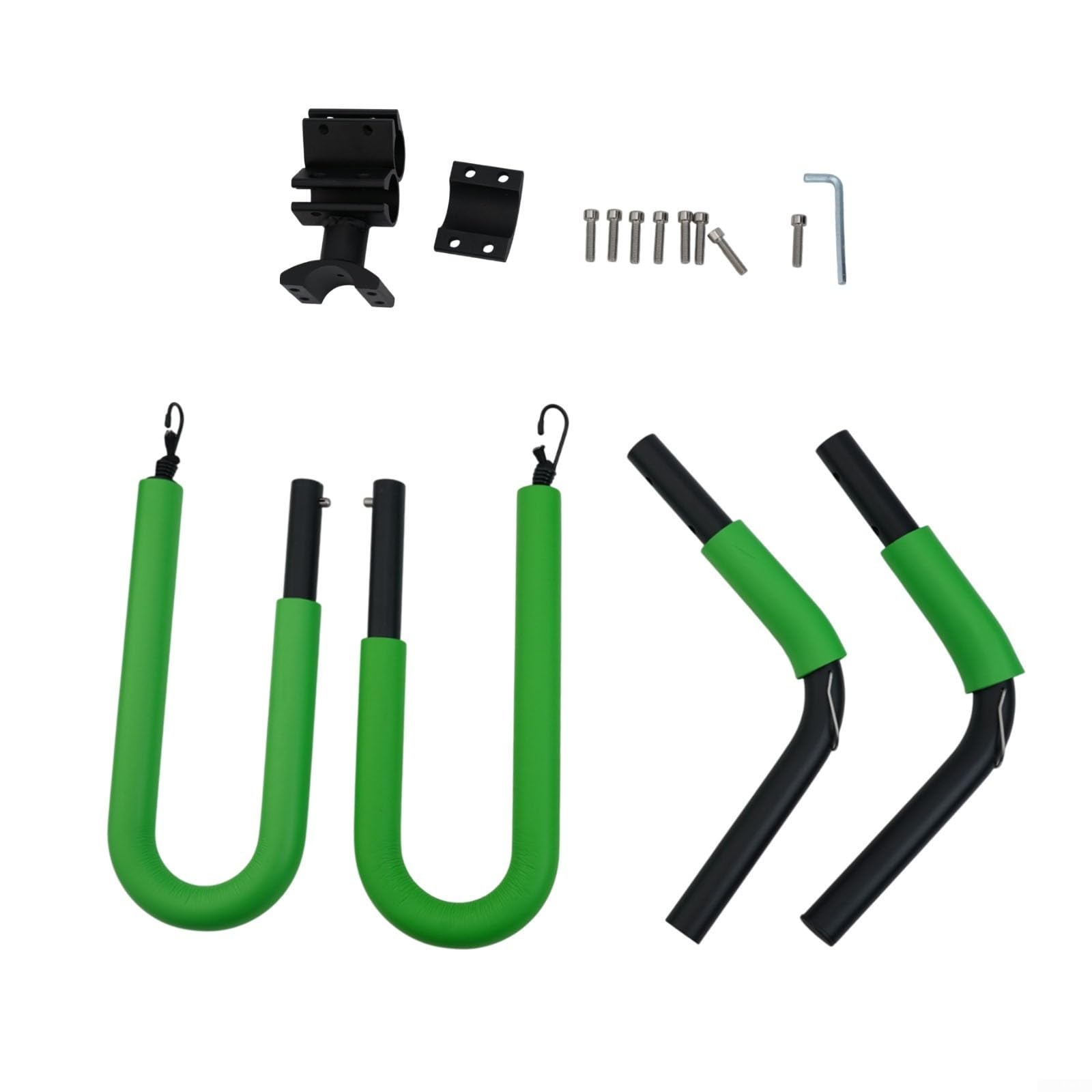 Porte-planches de surf, résistant aux rayures, accessoires de surf, supports de planche de surf pour croiseurs de plage (vert)