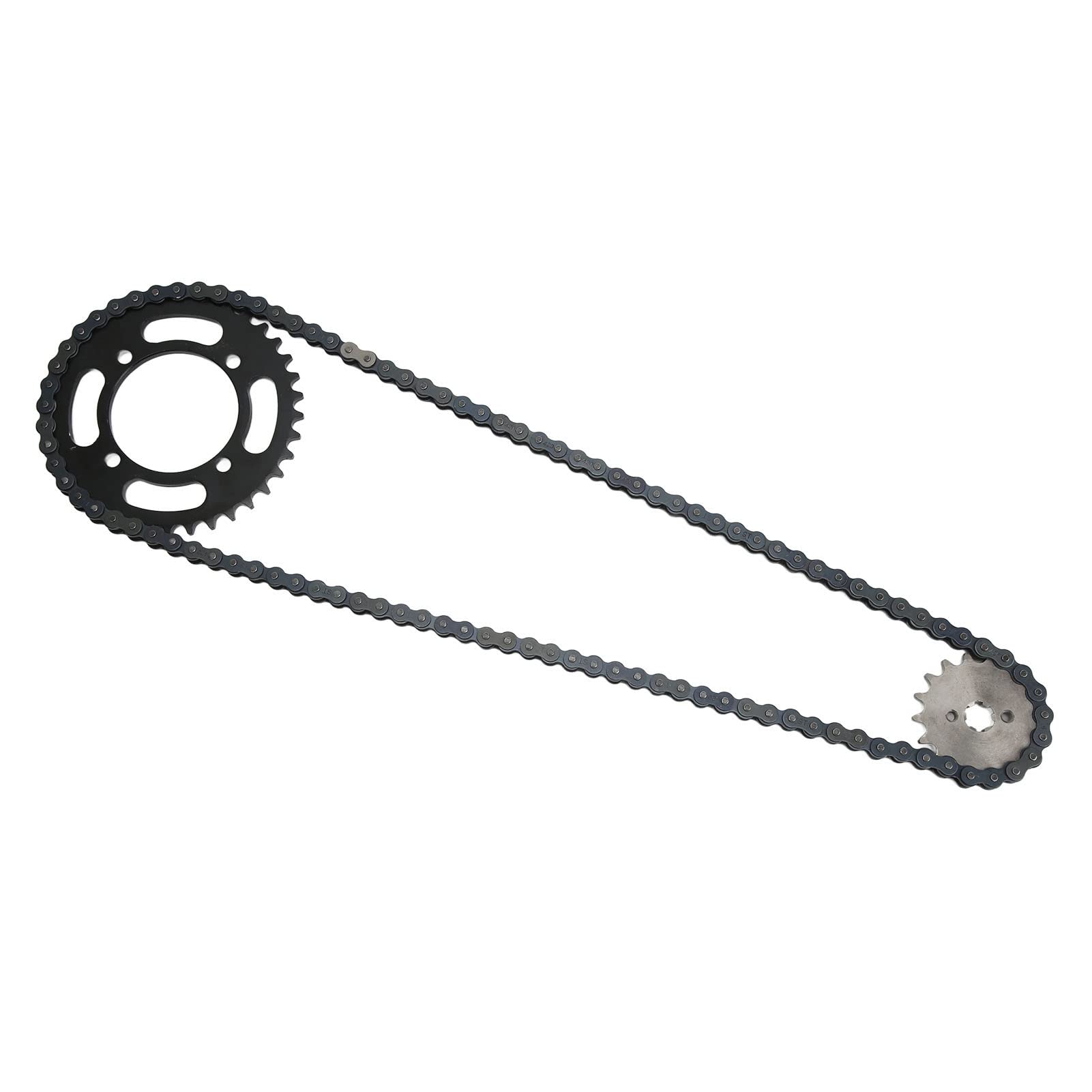 Kit de pignon de chaîne 420,résistant à la Rouille 420 17T Pignon arrière Traitement Thermique Universel Anti Usure Haute résistance pour 50 à 125 Dirt Mini Bikes