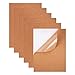 BENECREAT Paquet de 8 Bouchons en liège Autocollant A4 Bouchon Isolant rectangulaire 21x30cm Feuilles pour sols, Murs, Bricolage, découpe, Projets d'artisanat, Epaisseur 2 mm