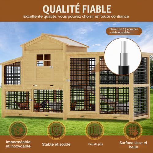Fil de Grillage Noir à Mailles Carrées 6x6mm, 1X20M Grillage Rigide, Acier Galvanisé Revêtus par PVC,Rouleau Clôture pour Volière Clapier Jardin Sylviculture Agriculture – vue 4