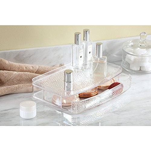 IDesign Rain Cassetto Cosmetici, Plastica