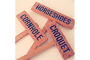 YARD GAME Signs, Party Signs, Wedding Game Signs