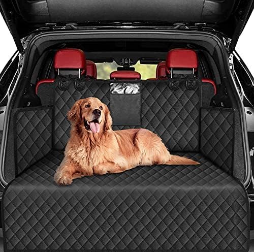 QIANGFAFA Car Boot Protector for Dodge Charger VII (LD) 2011-2014, Dog Car Seat Cover Waterproof Scratch Proof Dog Car Boot Cover Mats with Side Flap