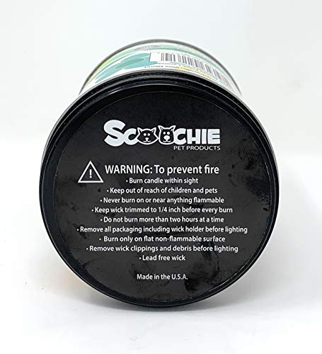 Image of All Natural Soy Wax Pet Odor Eliminator Candle - Non Toxic Long Lasting (100 Hours Burn Time) Freshly Scented Pet House Candle - Safe Tin Jar - Made in USA - 13 Ounces (Clean Linen)