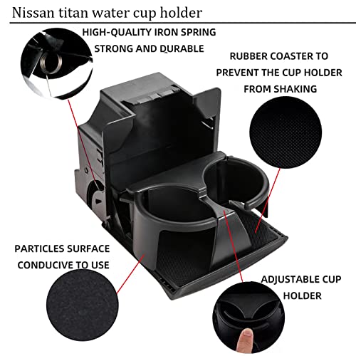 Portavasos consola central para Nissan Titan 2004-2015 miniatura 4